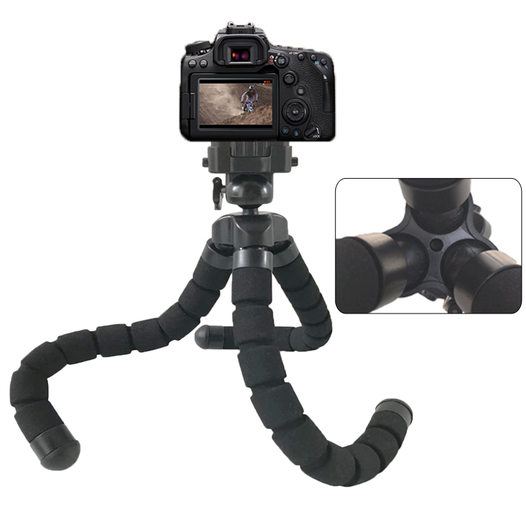 Портативный и дешевый губчатый штатив Gorilla Octopus Mini Tripod Stand для камеры телефона