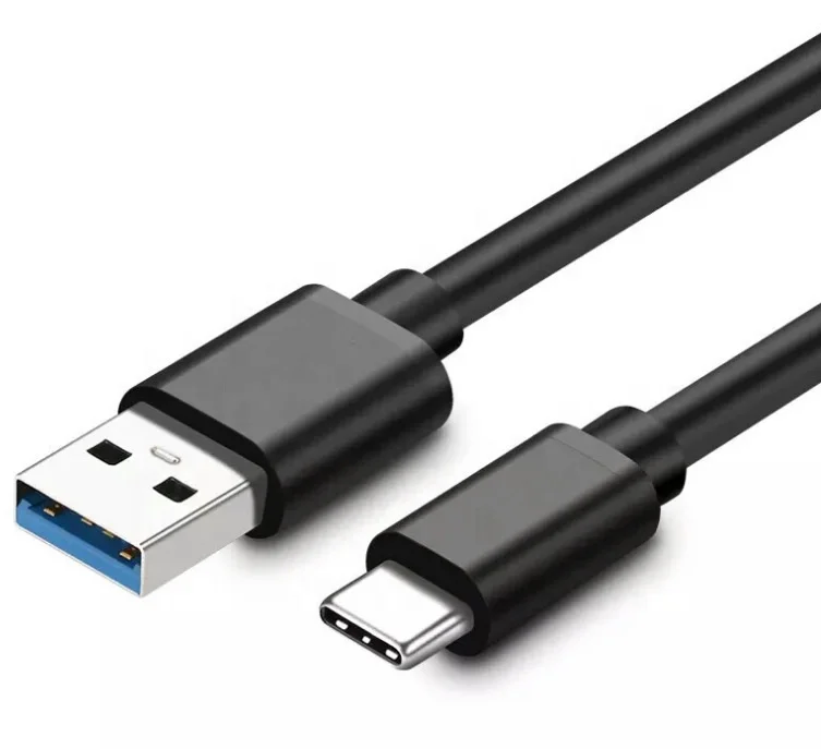Кабель-резистор с разъемами USB C и USB A 3,0 3,1 для быстрой зарядки типа C 8000 + изгибы