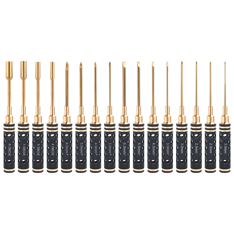 superior quality 16 in 1 Model Cars Screwdriver rc tools for rc car repair