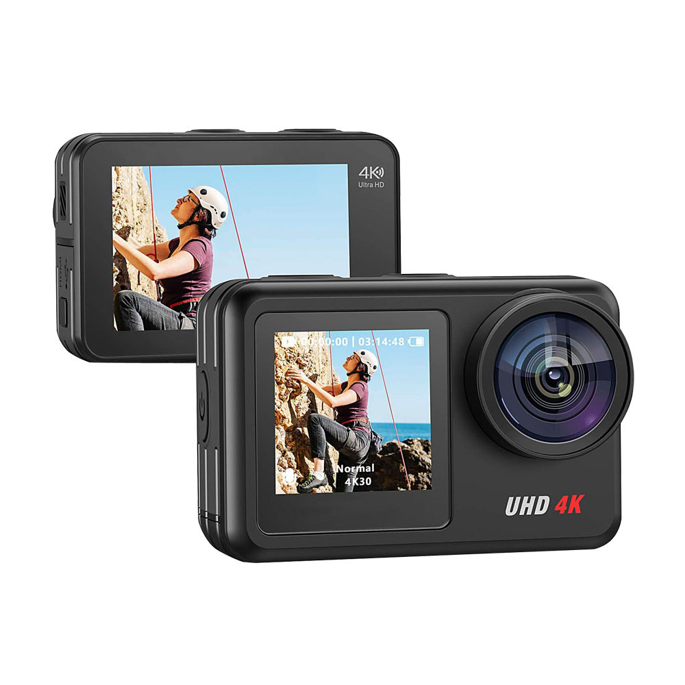 ACPRO 2021 двойной экран 4K 60FPS WiFi 20MP Campark V40 Экшн-камера