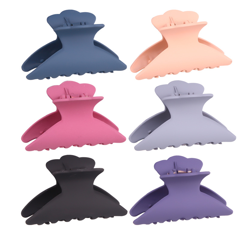 Hair clamps claw clip girls frosted hair claws clips simple shark teeth korean hair clip claw