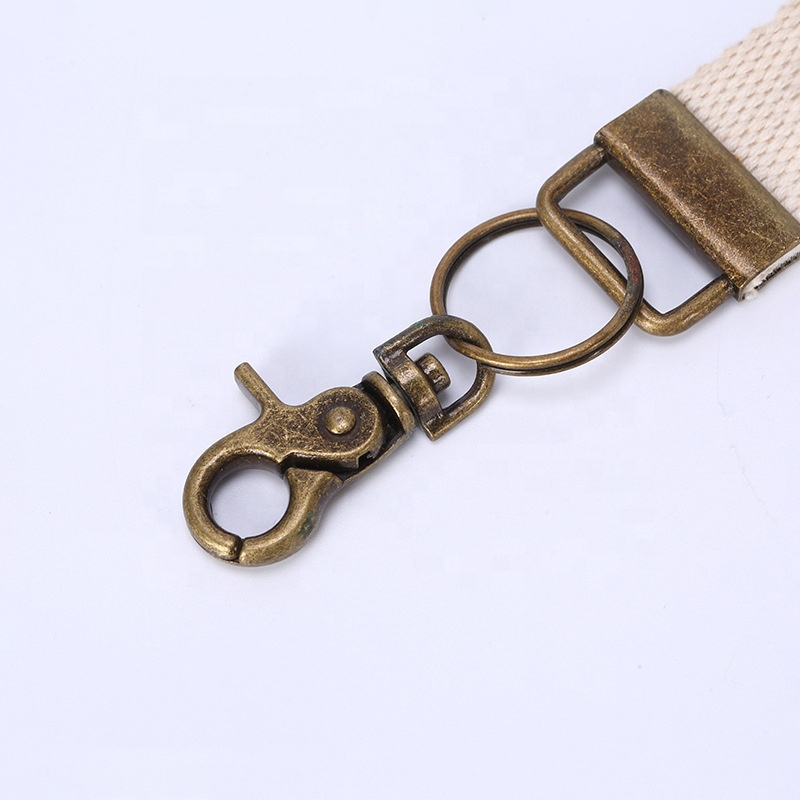 Factory Key Rope Buckle Wrist Rope Phone Lanyard Jacquard Webbing Embroidery Nylon Lanyard Customize LOGO