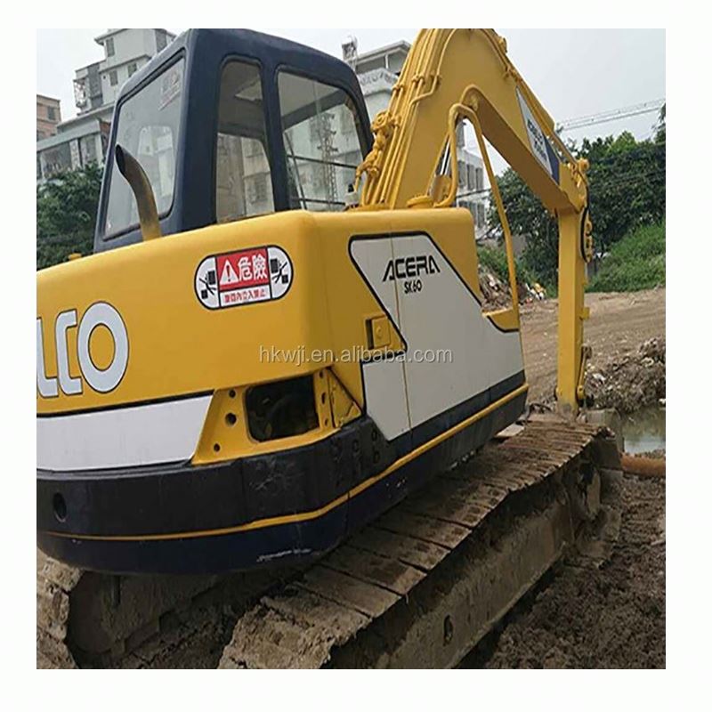 Kobelco Sk60-3 Excavator Running Condition Original Good Make Sk60 6T Mini