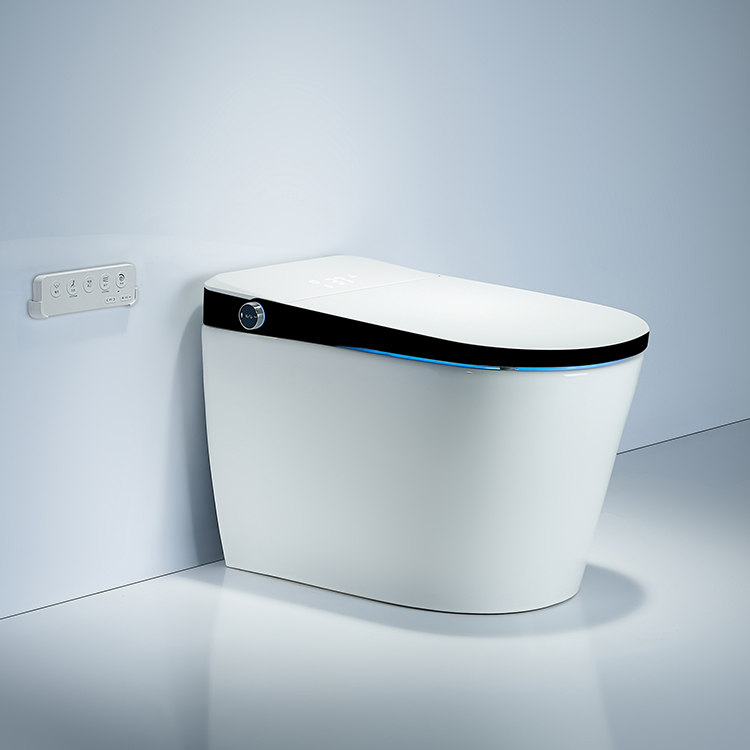 Top quality sanitary ware japanese floor mounted one piece automatic toilet bowl ceramic bathroom wc intelligent smart toilet