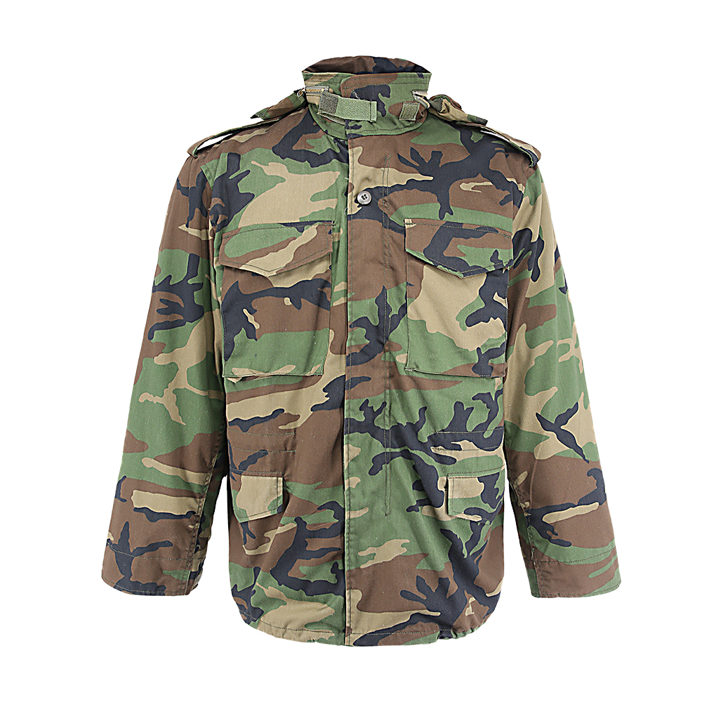 KMS OEM M65 Waterproof Outdoors Fleece Keep Warm Jungle Camouflage Combat Men's Tactical Jackets For Winter