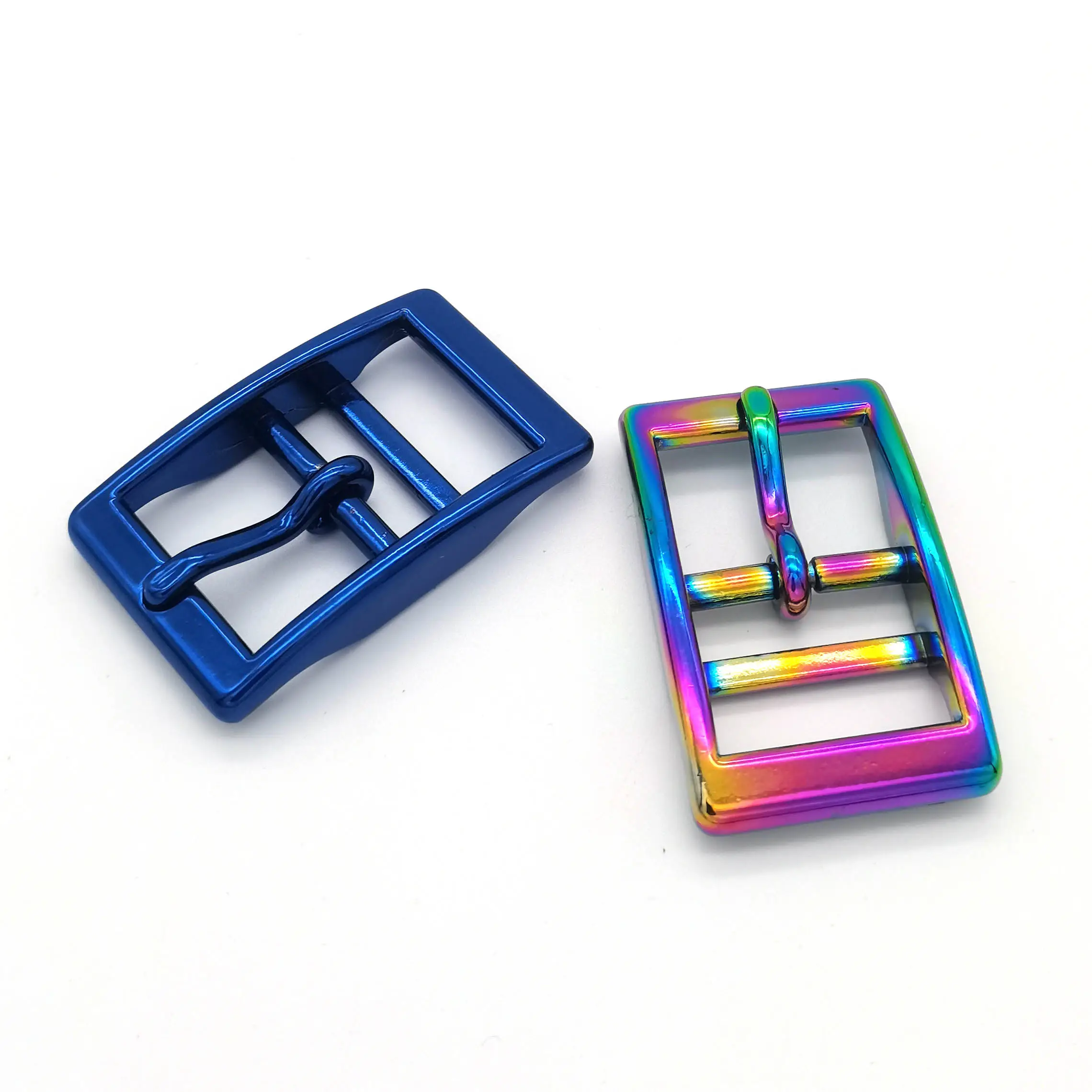 Adjustable Metal Pin Buckles For Belt Double Bar Custom Pin Belt Buckle For Dog Collar 25MM Metal Buckles For Straps