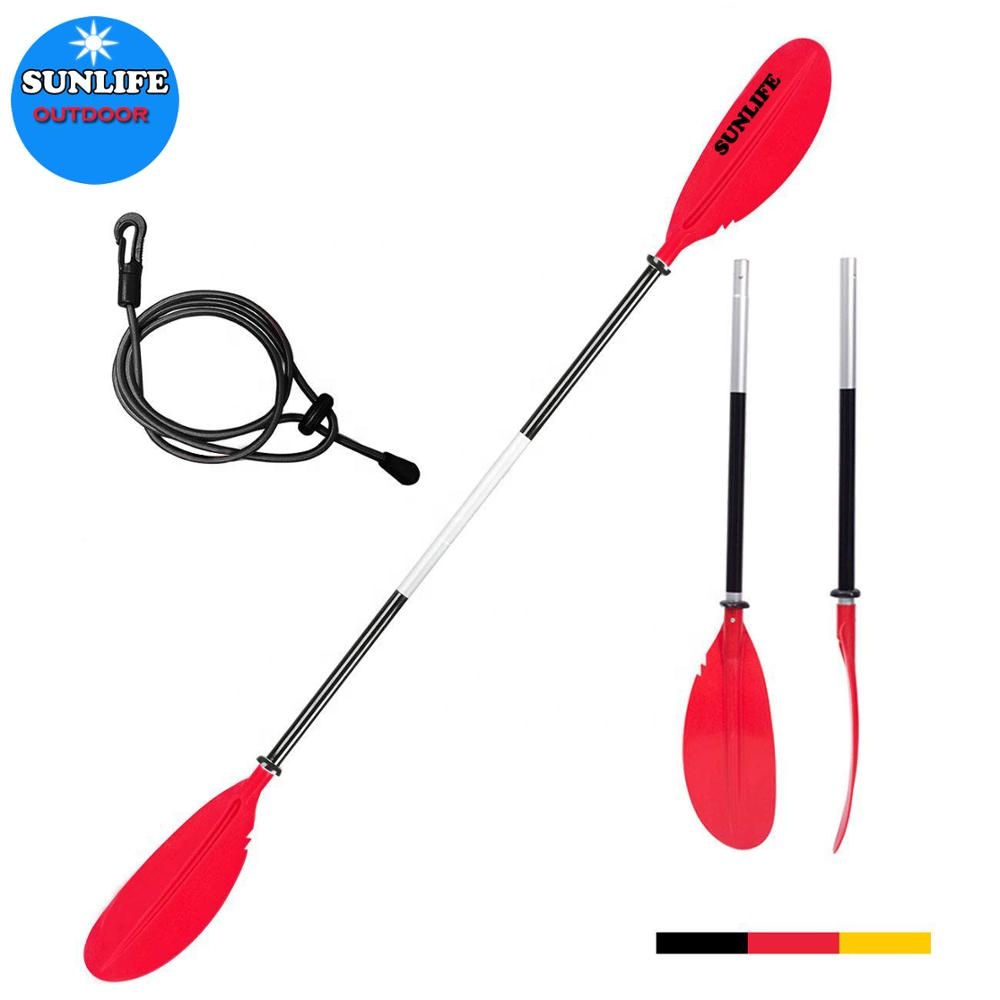 Lightweight Kayak Aluminum Paddle Oar for Inflatable Kayaks fishing with Leash