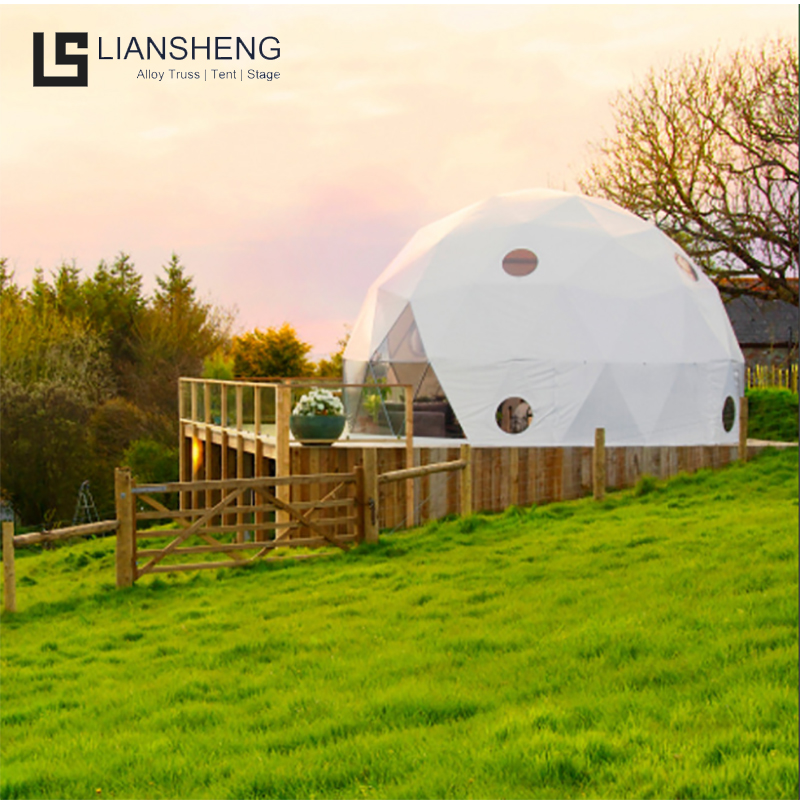Наружные 4 м садовые геодезические купольные палатки Igloo Glamping в продаже