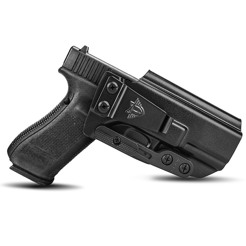 Inside Outside Waistband Concealed Carry Holster, Adjustable waist gun holster portable leather gun holster gun carriage