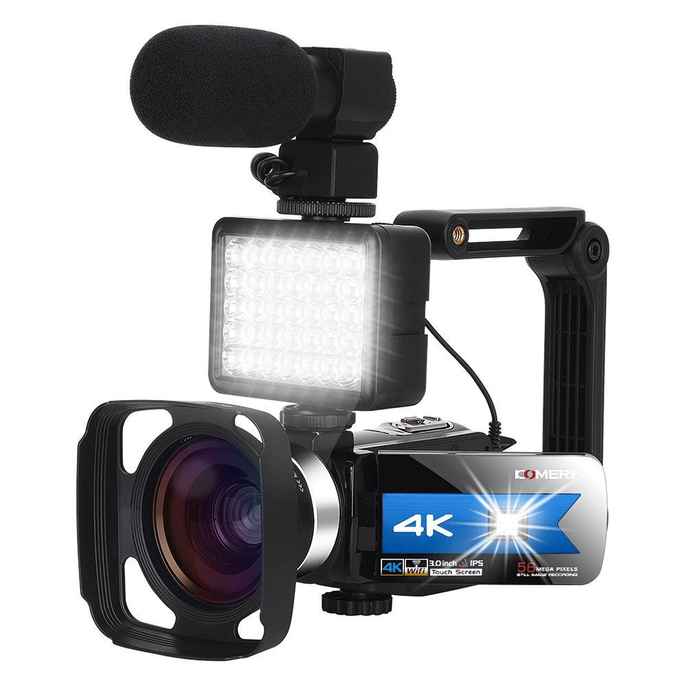 Life Record Youtube Vlgo видеокамера 4K Nightshot видеокамера встроенный свет