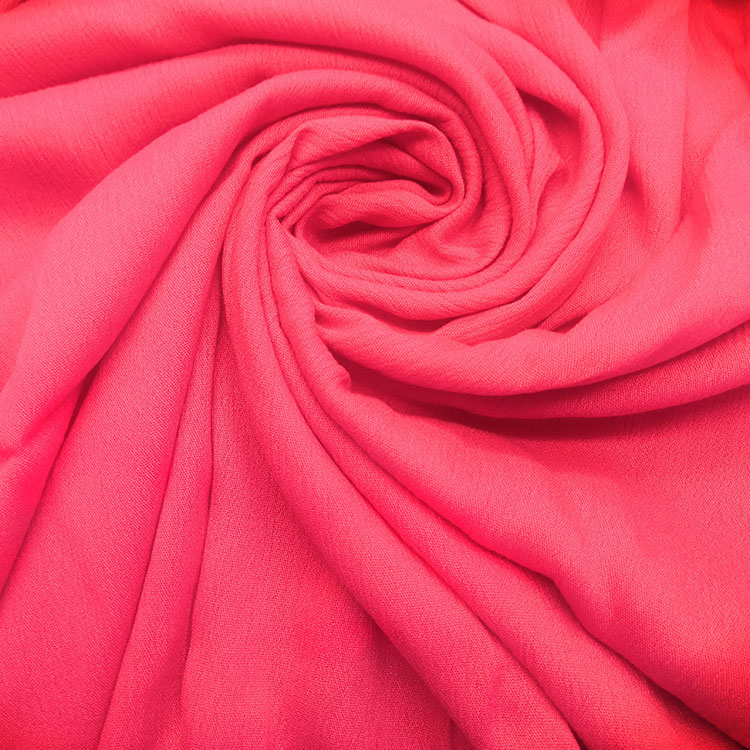 Lightweight Garment soft fashion crepon printed 100%rayon fabric