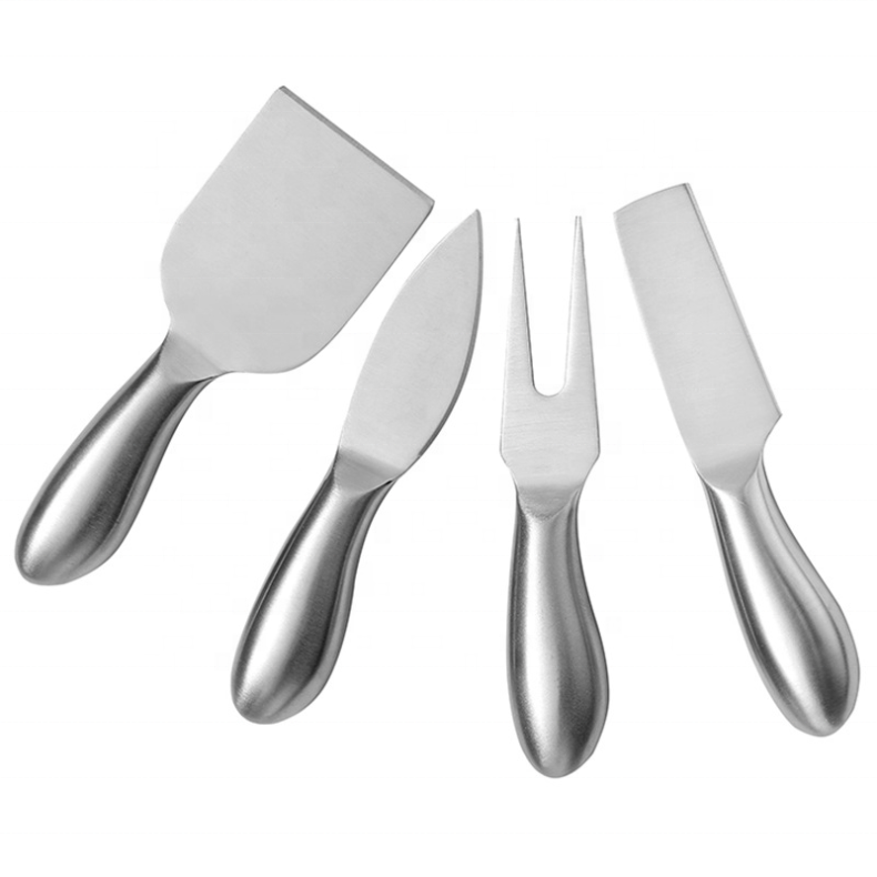 Hot Selling 4&6pcs stainless steel cheese knife set