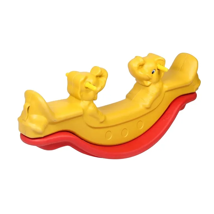 Hot Sale Guaranteed Quality Kids Playground Equipment Cute Animal Rocking Outdoor Seesaw Vibration