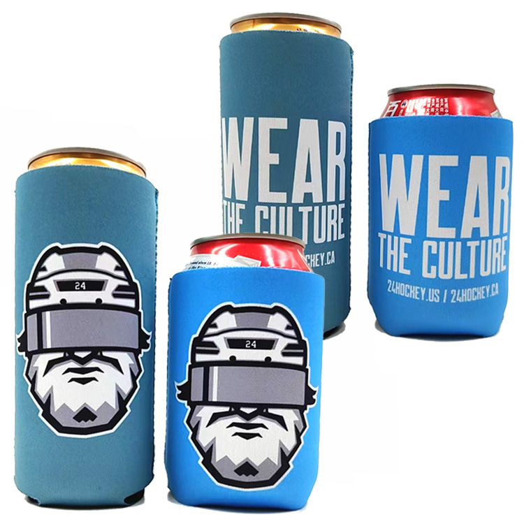 Customized Neoprene Stubby cooler Beer bottler holder with custom logo coozies can cooler Personalized Sublimation Can Cooler