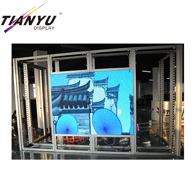 light weight portable flexible easy set up booth display system