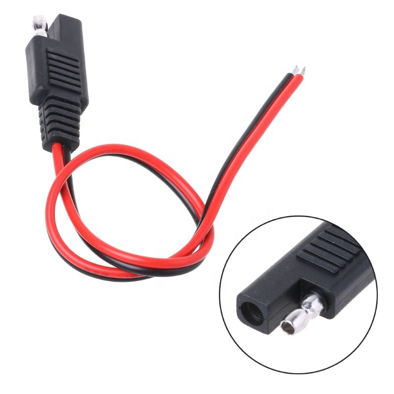 Custom 2pin SAE Quick Disconnect connector Plug battery power extension cable