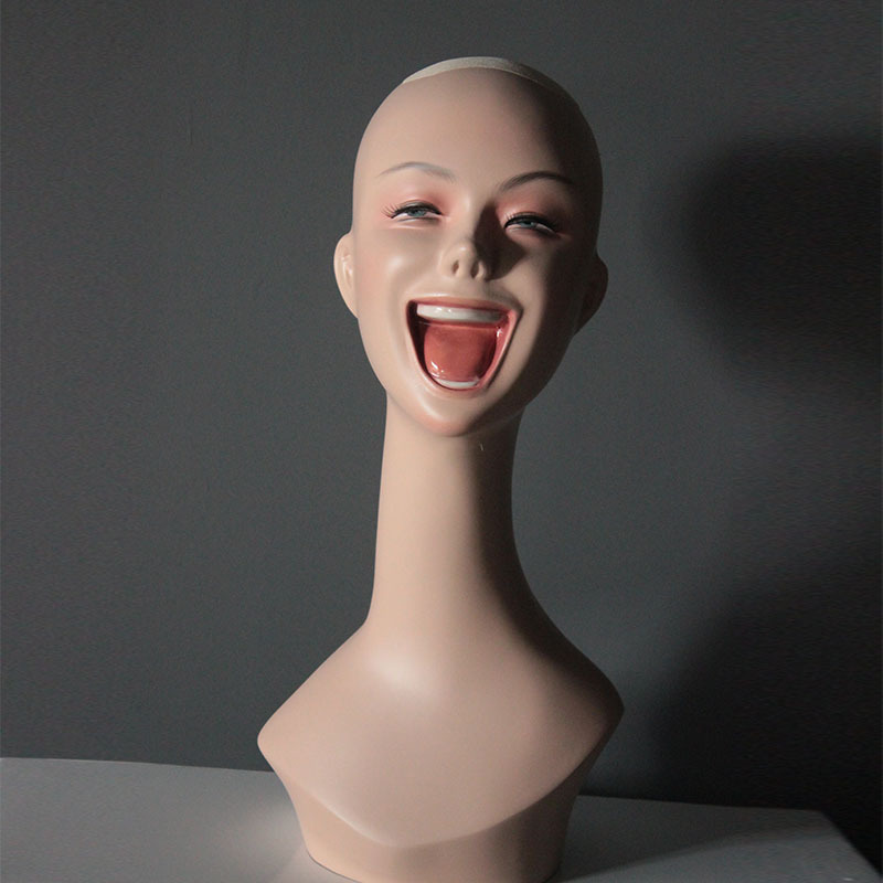 Female Mannequin Head for Display Manikin Head for Wig Jewelry Makeup Hat Sunglass Display