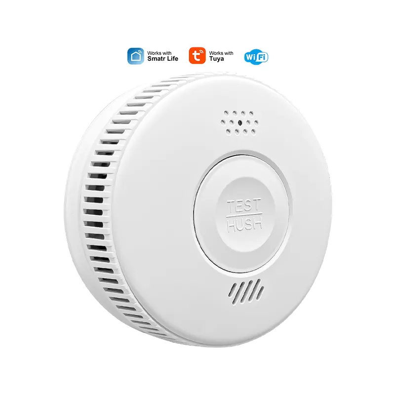 ODM OEM ABS 85Db Loudness EN14604 Home Security Fire Alarm Sensor Wireless 1 Year Smart Smoke Detector With Wifi