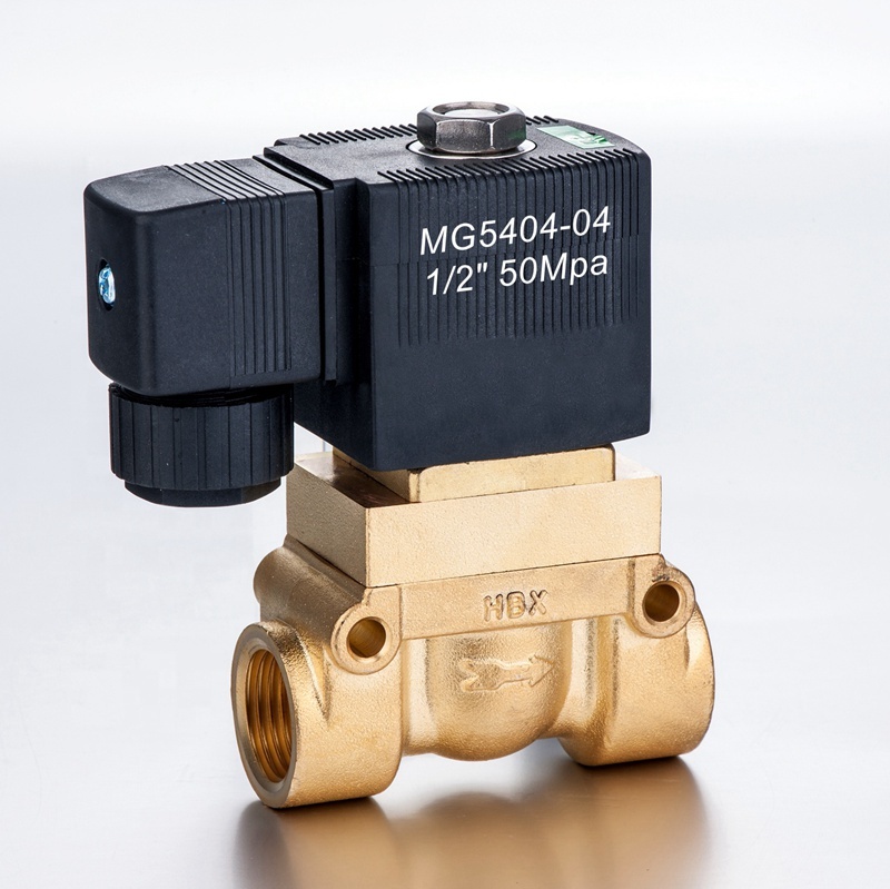 MG5404-04 (SY5404-04) 5 МПа высокого давления высокой температуры 2 пути Соленоидный клапан
