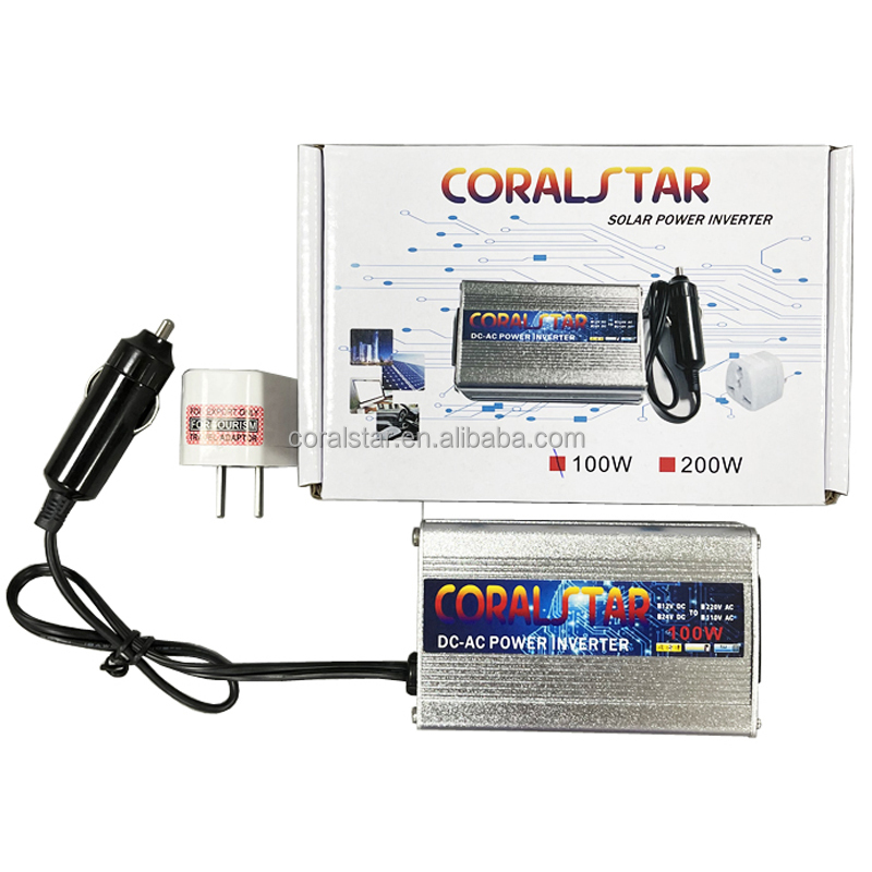 Pure sine wave power inverter Home Hybrid Solar Vehicle 100W