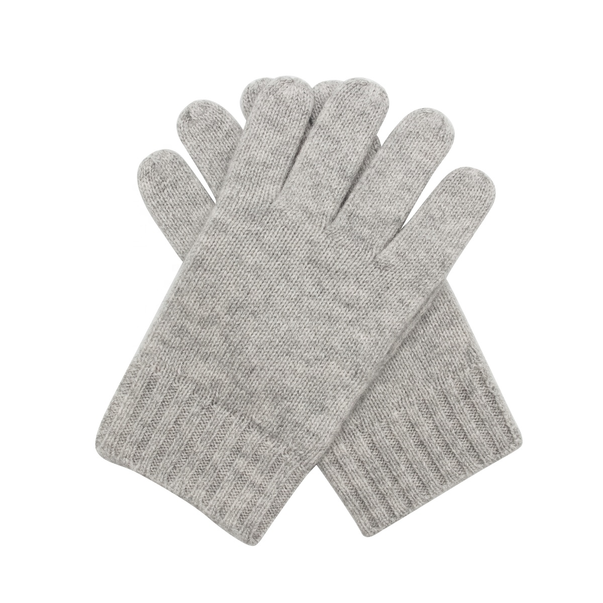 Women Winter Knitted Luxury Pure 100% Cashmere Hand Gloves