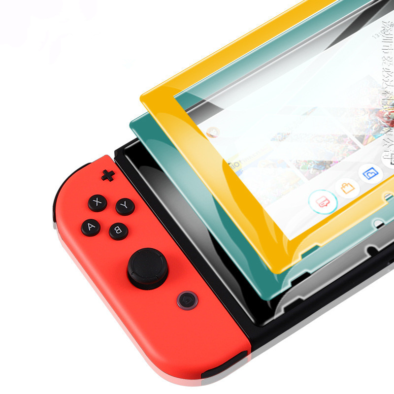 Цветная Защита экрана для Nintendo Switch, закаленное стекло для экрана Switch, защитная пленка 9H 2.5D 0,26 мм