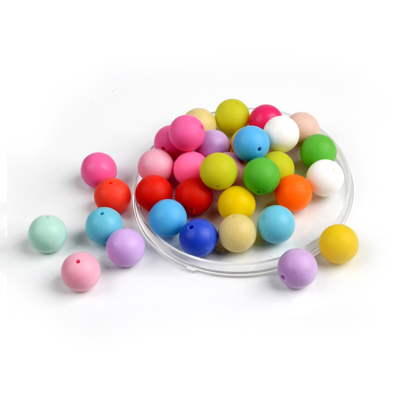 Free Sample High Quality Baby Silicone Teether Beads