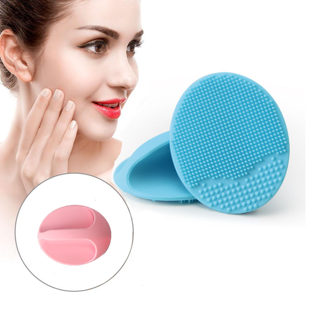 Custom color silicone brush facial cleanser for face cleaning