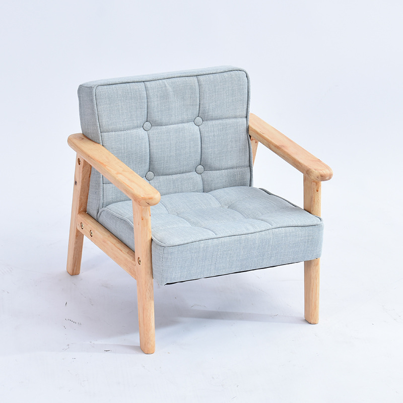 Home single sofa for kid child baby mini bed chair seat soft sit with cute PU leather cover couch furniture seat toy set