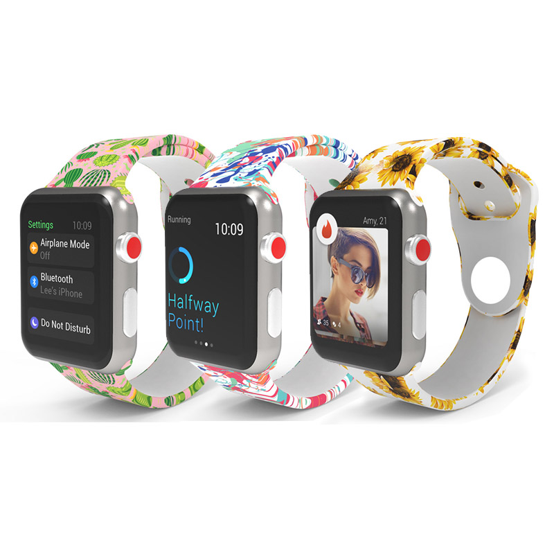 Спортивный силиконовый смарт-ремешок для наручных часов Apple Watch Series 4/3/2/1 туфли с ремешком и пряжкой для наручных часов iWatch, 40 мм 44 прочной резины для наручных часов Apple Watch, ремешок