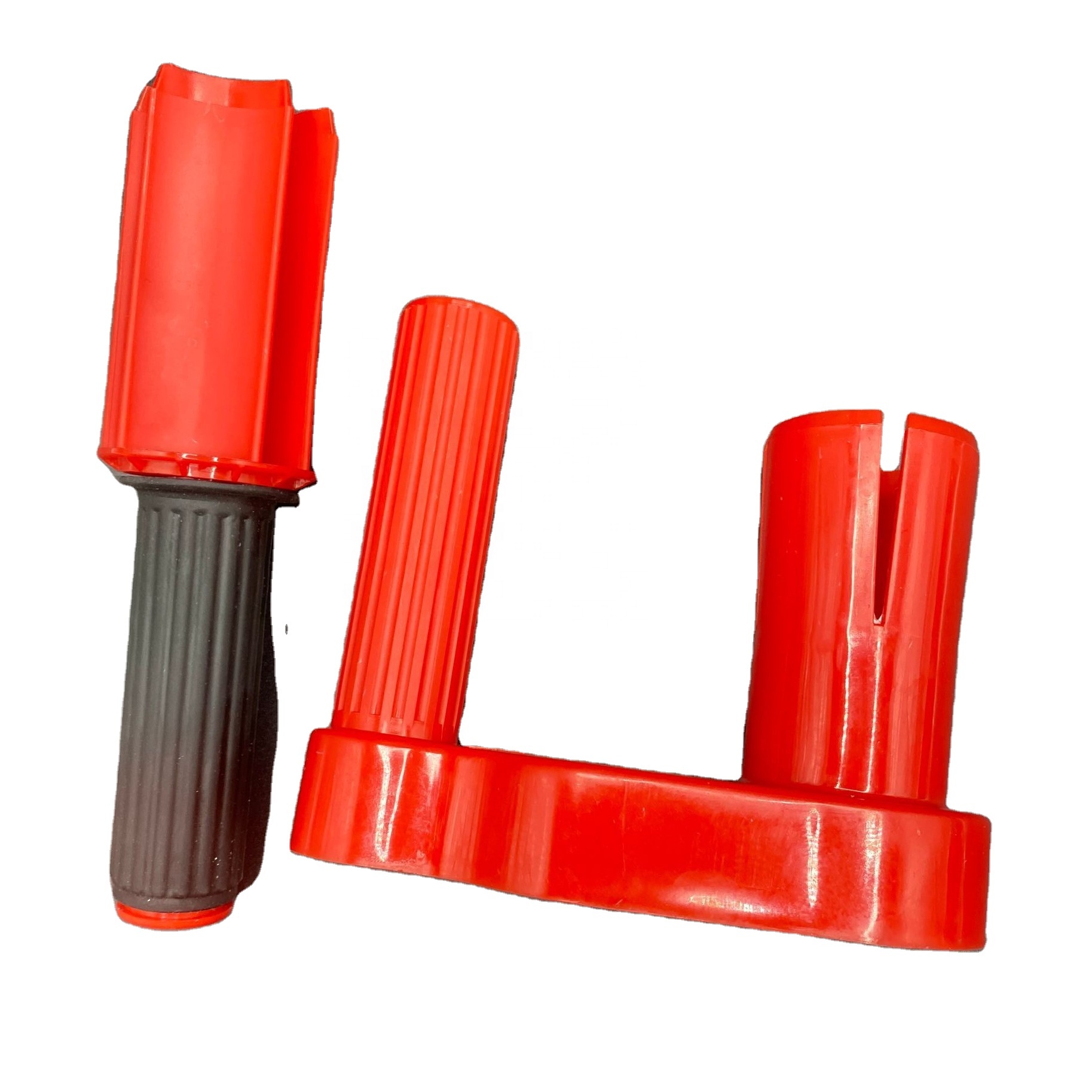 Home office grade plastic base stretch film dispenser with adjustable handle for heavy duty application adjustable fits 1.5 2 3