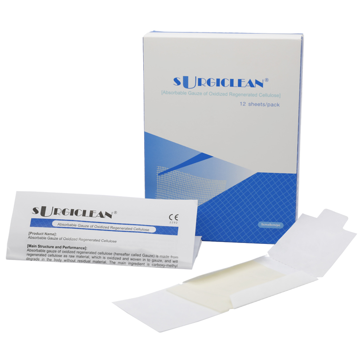 Surgiclean Absorbable Resorbable Hemostatic Agent With CE