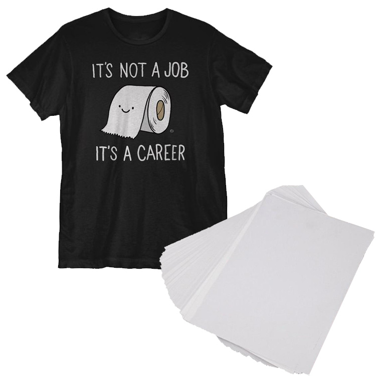 High quality transfer paper sublimation on dark cotton transfer paper