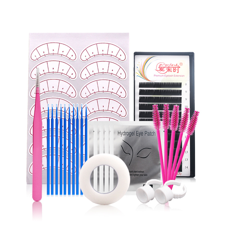 wholesale mikiwi private label customized oem odm own brand professional eyelash extension kit bag