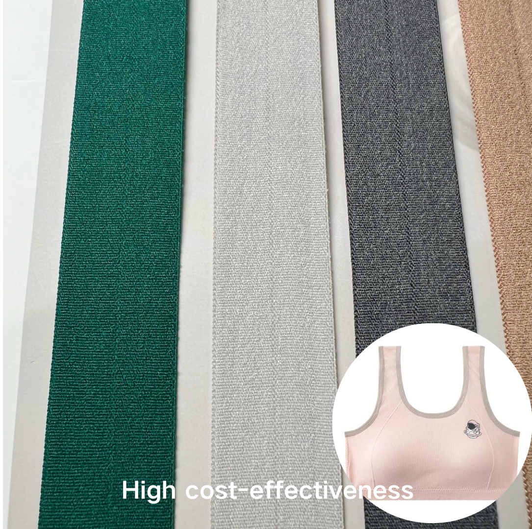 4010-20 Customizable Double-Sided Elastic Webbing Skirt Belt with Thickened Folded Edge Banding for Home Textile Accessory