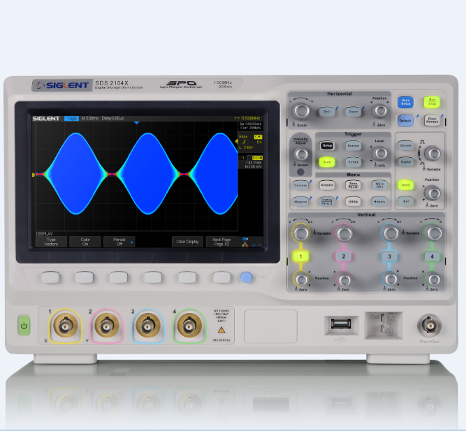 SIGLENT new SDS2104X супер осциллограф, функция MSO, высокая производительность