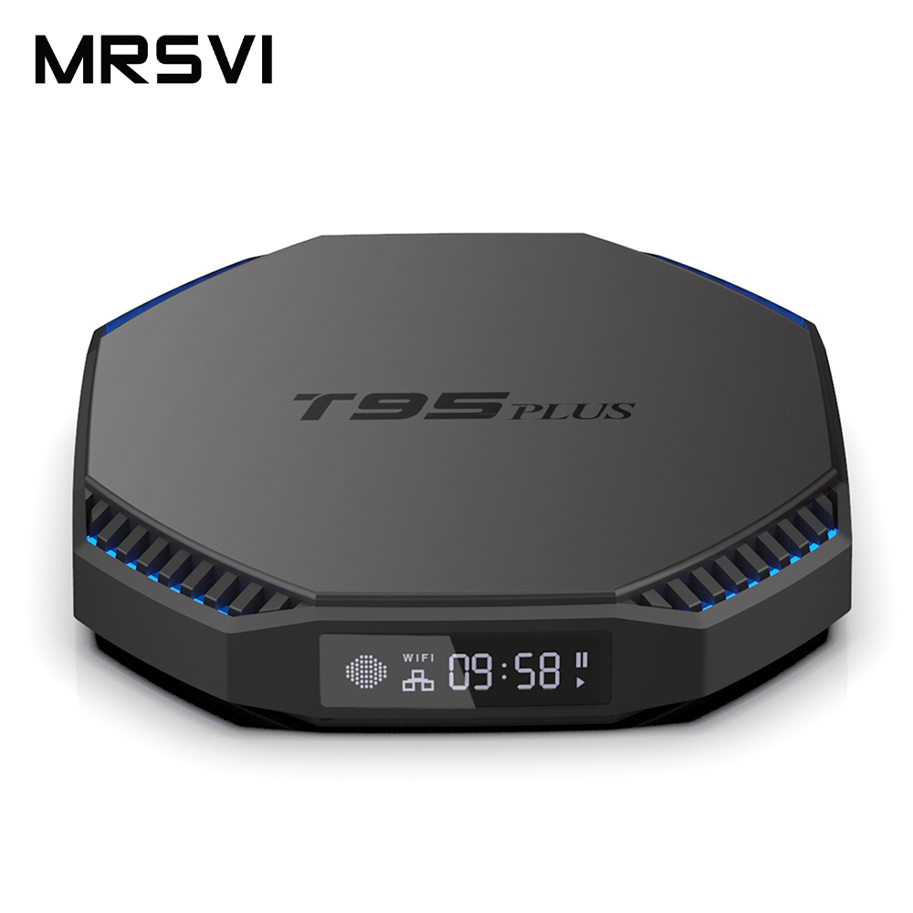 Android 11,0 tv box 8k 4 ГБ 8 ГБ оперативной памяти, 32 ГБ оперативной памяти, 64 Гб встроенной памяти, RK3566 2,4G Wi-Fi 5 ГГц двухдиапазонный Wi-Fi + BT4.0 T95 плюс Android Tv Box