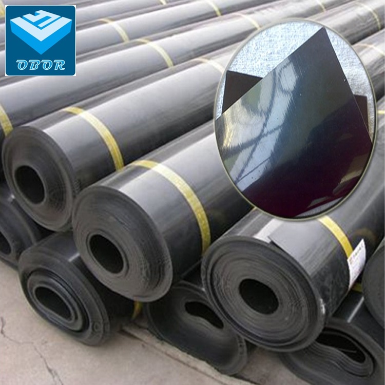 HDPE Черные Гладкие текстурированные геомембраны листы Рыбная ферма Бассейн Танк дамба лайнеры производитель поставка низкая цена