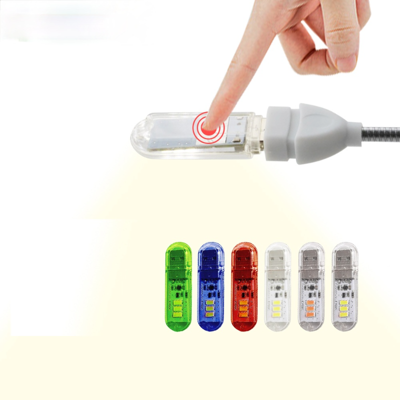 DC5V светодиодный мини-лампа для чтения, 1,5 W LED лампа, лампа для чтения с затемнением, красного, синего, зеленого и белого цветов портативный гибкий USB LED ночники