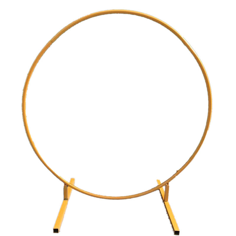 natural wedding arch frame round metal arch for weddings flower decoration