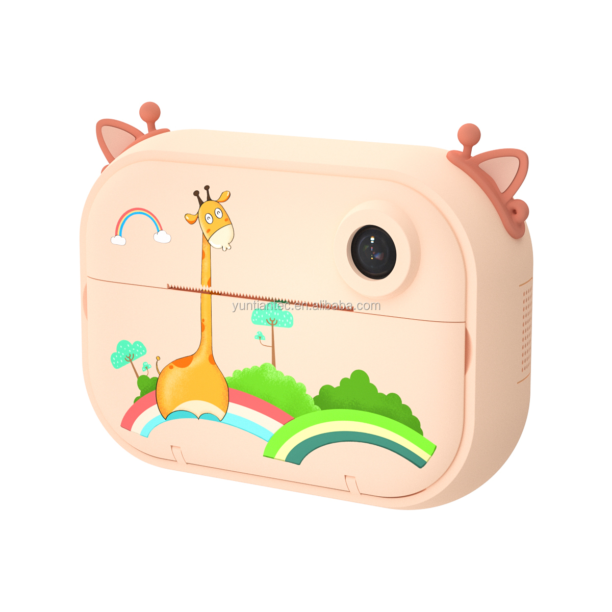 Yuntian детская камера дешевая цена мгновенная печать фото instax YT008 Розовая камера