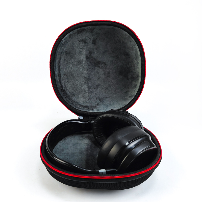 Custom Headphone Carrying Bag Headset Case Zipper Earphone Organizer Pouch EVA Headphone Case