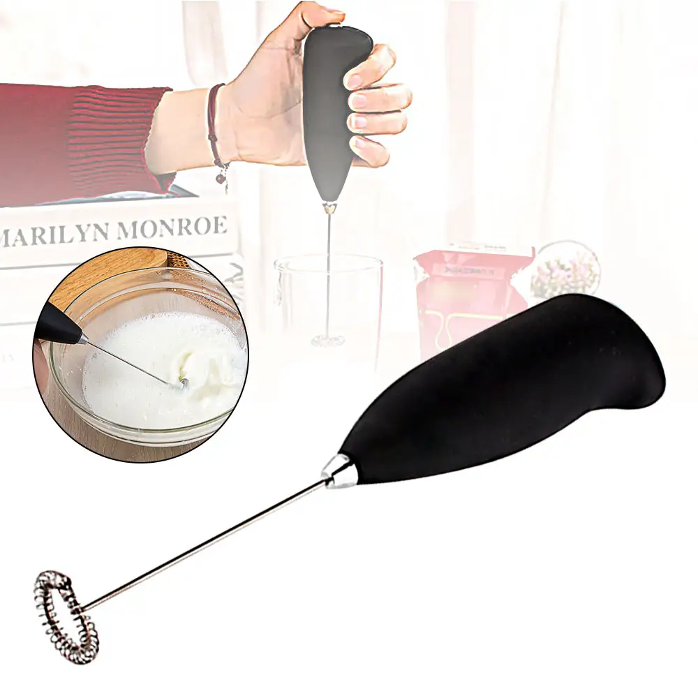 Newest Milk Frother Portable Mini Battery Electric Coffee Milk Frother Stirrer Mini Egg Mixer Coffee Cappuccino Mixer