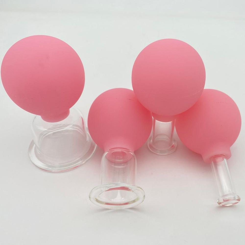 Новое поступление, силиконовые банки, двойная форма, Hijama, банки для массажа тела, лица, всасывающие банки