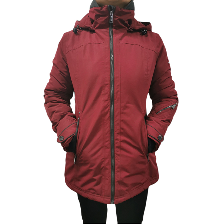 Fiery Selling Cheap Women'S Winter Women Waterproof Padded Quilted Jacket With Hooded