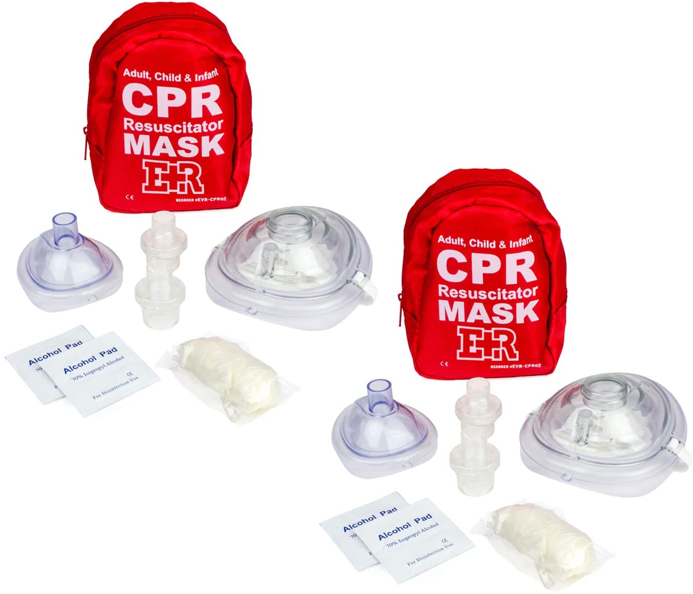 Высококачественная одноразовая безопасная маска CPR с кислородным портом pocke-маска с односторонним клапаном