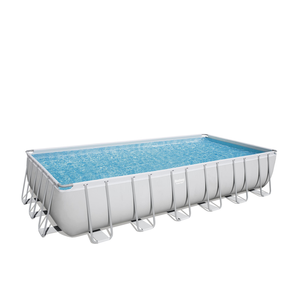 Bestway 56475 Мощный Стальной прямоугольный каркас, бассейн для семьи, плавательный бассейн