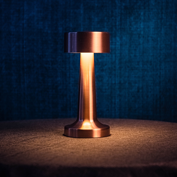 Hotel Coffee Shop Lamparas De Mesa Cordless Touch Bedside Desk Lamp Led Dimming Cordless Restaurant Bar Table Lights