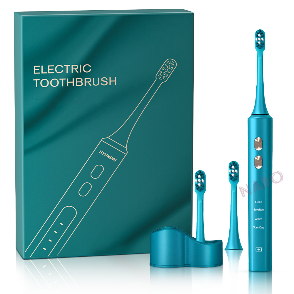 Wholesales Electric Toothbrush Rechargeable Sonic Toothbrushes for Adults Teeth Whitening Soft Oral Gum Care 2 Tooth Brush Heads
