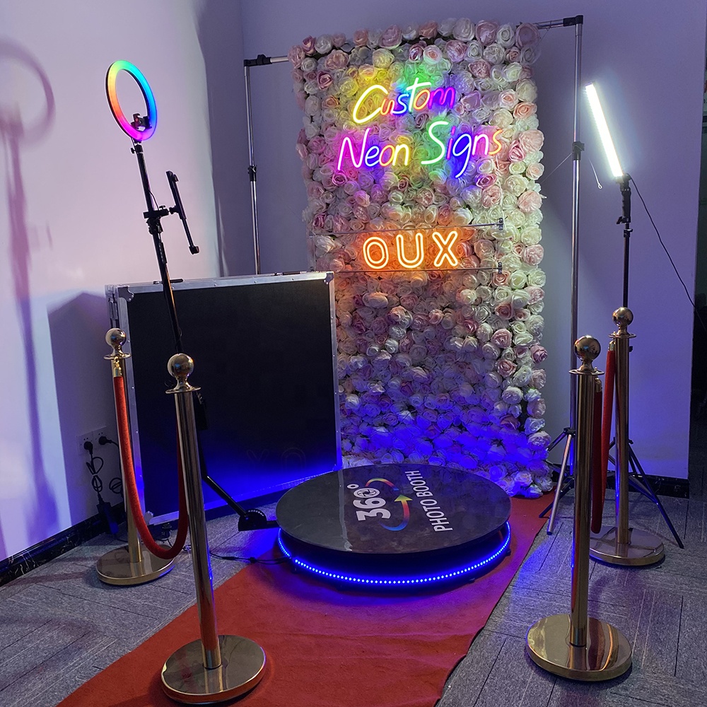 Фоторамка для видеокамеры OUX Party, вращающаяся фотокамера на 360 градусов, волшебная фоторамка на 360 градусов, профессиональная фотокамера на 360 градусов